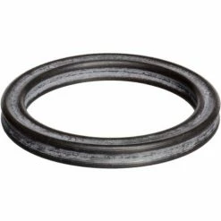 Global O-Ring & Seal 361 Quad Ring (X-Ring), 6ID x 6-3/8OD, 70 Duro, Round, Black