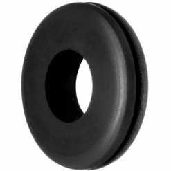 USA Sealing Buna-N Rubber Push-In Grommet for 1-3/4" Hole ID and 1/16" Edge Thickness - 1-1/2" ID - Pack of 5