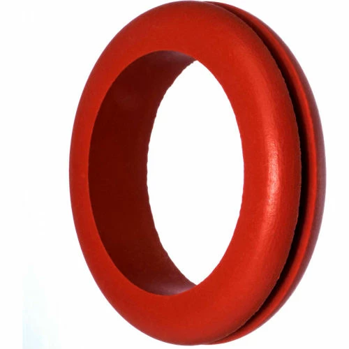 USA Sealing Silicone Rubber Push-In Grommet for 9/16" Hole ID and 1/16" Edge Thickness - 5/16" ID - Pack of 25 1 USA Sealing Silicone Rubber Push-In Grommet for 9/16" Hole ID and 1/16" Edge Thickness - 5/16" ID - Pack of 25